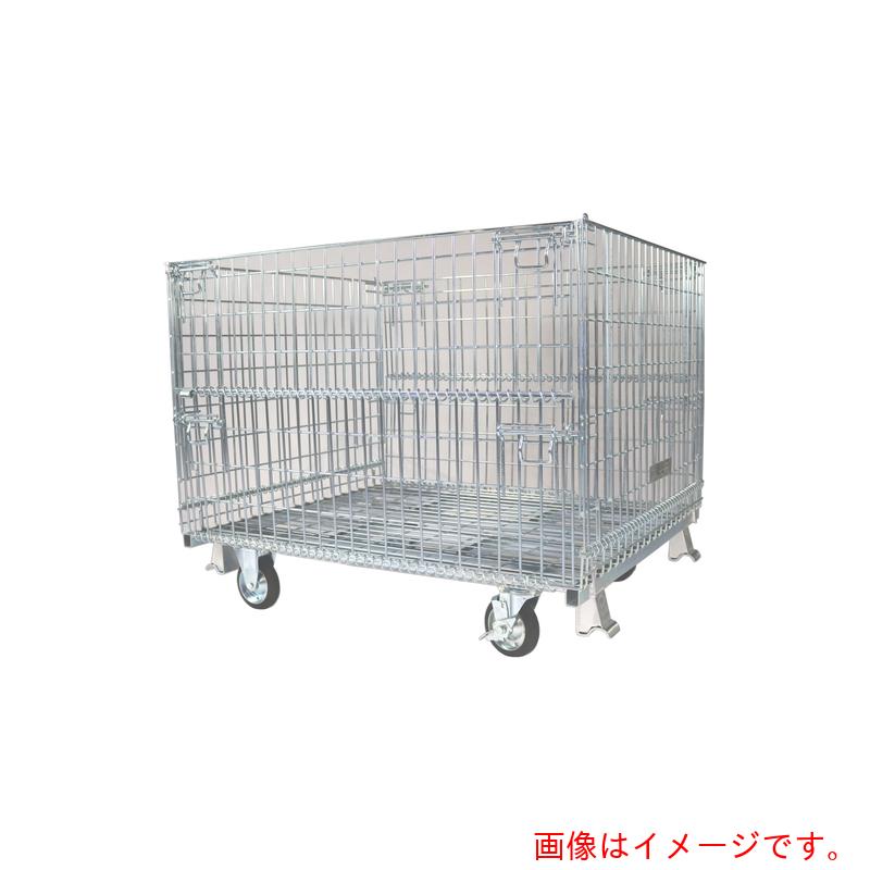 【別途貨物輸送あり】サンキン サンキンパレット １５０粍キャスター付 １２００×１０００×１０００ 【品番：CMS-4S】