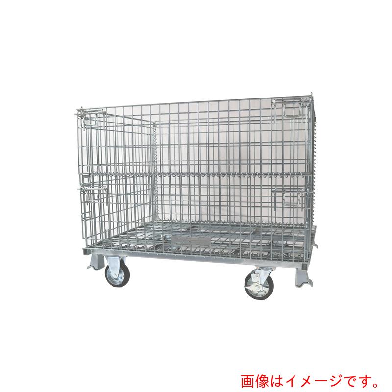 【別途貨物輸送あり】サンキン メッシュ調色板 １５０粍キャスター付 １２００×１０００×１０００ 【品番：SCS-4S】