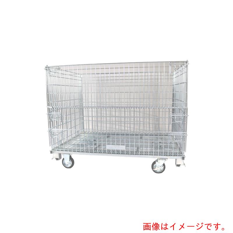 【別途送料あり】サンキン メッシュパレット 150mmキャスター付 1500×1100×1200 【品番:SCS-6S】|住設プロ 店