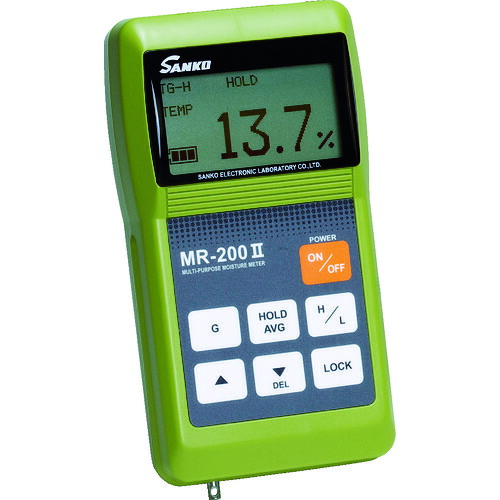 サンコウ陰電子科学研究所（SANKO） 高性能小型直流明かり水分計 本体 価値付ける活動の領域０．８～５０％ 【品番：MR-200-2】