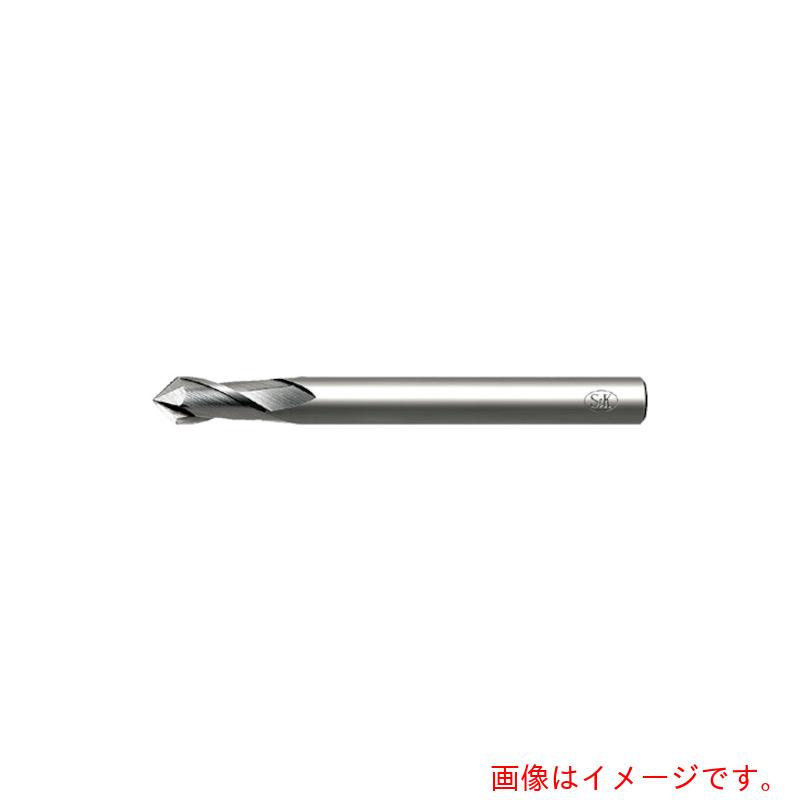 三興製作所（S\u0026K） ハイスエンドミル 真っただ中面取り用 【品番：CC6X90】