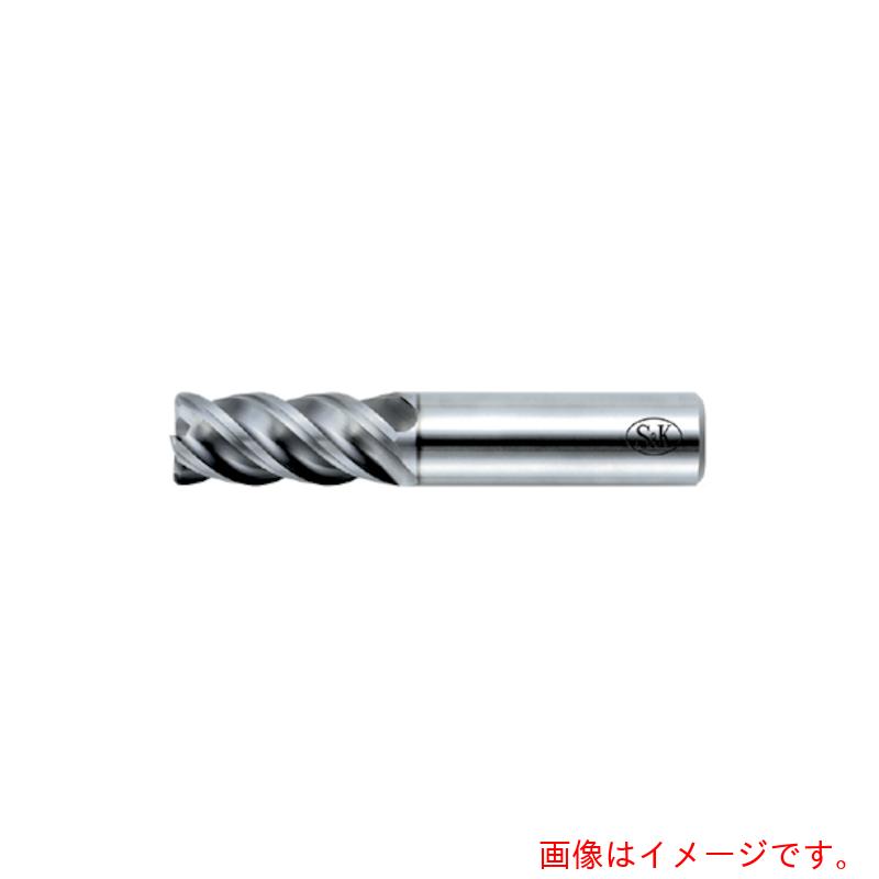 三興製作所（S&K）　ＨＧコーティング超硬ハイへリックスラジアスエンドミル　【品番：HGGVRX4XR0.5】