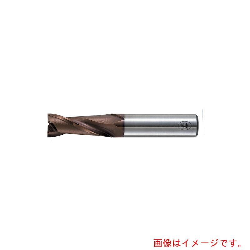 三興製作所（S&K）　ＫＨＢコーティング　ハイススクエアエンドミル２枚刃ショート刃　【品番：KHB2TS7】