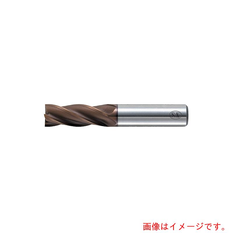 三興製作所（S&K）　ＫＨＢコーティング　ハイススクエアエンドミル４枚刃ショート刃　【品番：KHB4TS7】