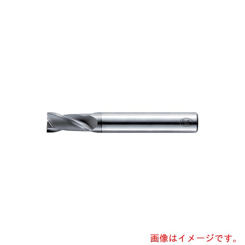 三興製作所(S&K) Pコーティング ハイススクエアエンドミル2枚刃ショート刃 【品番:P-VS2T20.5】