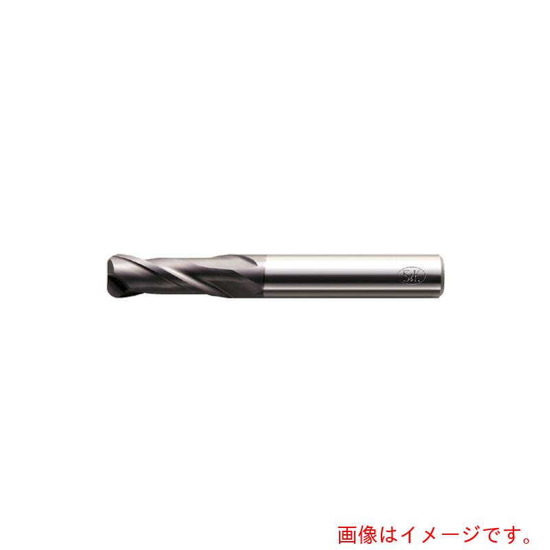 三興製作所（S&K）　ＳＡコーティング超硬ラジアスエンドミル２枚刃　【品番：SAGVR2T8XR0.5】