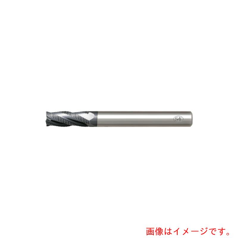 三興製作所（S\u0026K） Ｓ上塗り ハイスラフィングエンドミル ファインピッチショート刃 【品番：S-FPAS42】