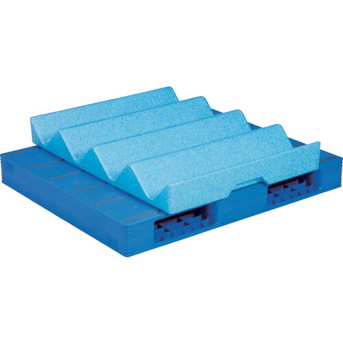 【別途貨物輸送あり】三甲（サンコー） ＥＰ御盆ＦＫ１－円柱青色 ７８０４６９ 【品番：78046900BLEP】