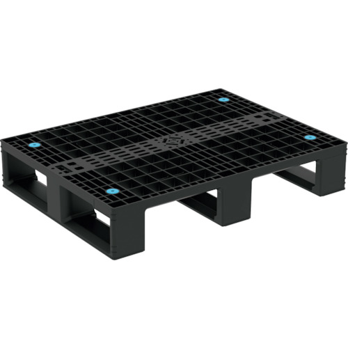 三甲（サンコー） リサイクルプラスチックパレット ８０４９５９ Ｄ４－６０８ 黒いこと 【品番：80495900BKRCP】