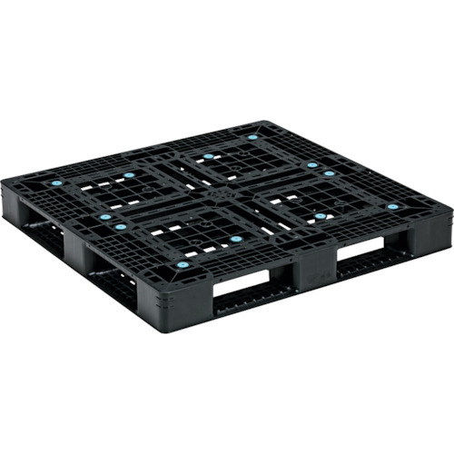 【別途貨物輸送あり】三甲（サンコー） リサイクルプラスチックパレット ８０８５０４ Ｄ４－１０６１１０ 【品番：80850400BKRCP】