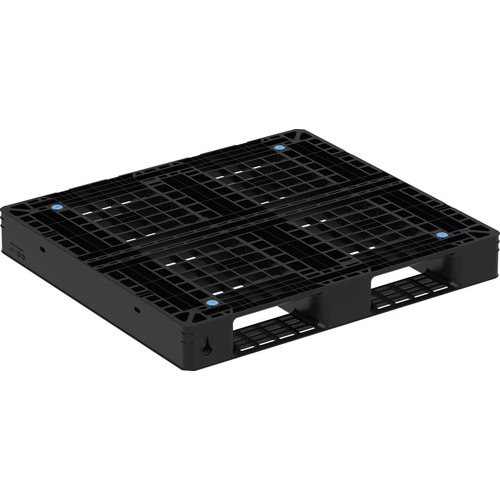 【別途送料あり】三甲（サンコー）　リサイクルプラスチックパレット　８１００５２　Ｄ２－０９５１０５　ブラック　【品番：81005200BKRCP】
