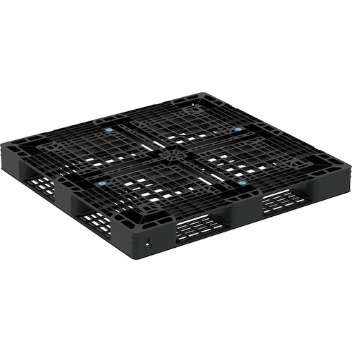 【別途貨物輸送あり】三甲（サンコー） リサイクルプラスチックパレット ８１３２５１ Ｄ４－１１３１１７ 黒いこと 【品番：81325100BKRCP】
