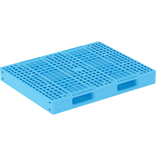 【別途送料あり】三甲（サンコー）　プラスチックパレット　８１５４３０　パレットＲ２－１１１４－６　ライトブルー　【品番：81543001BL510】 26,659円