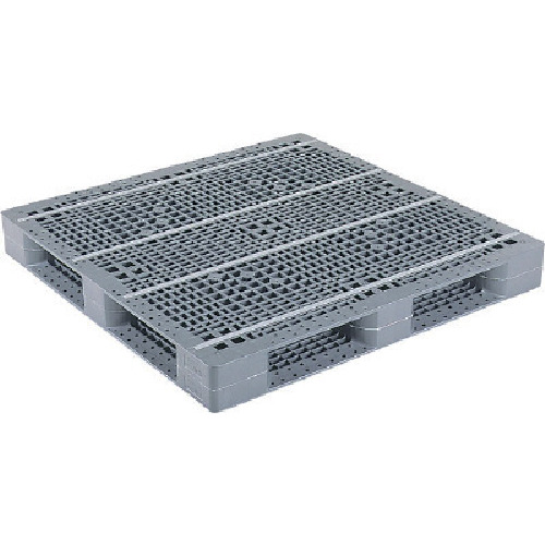 【別途送料あり】三甲(サンコー) プラスチックパレット 816903 D4-1313 グレー 【品番:D4-1313】