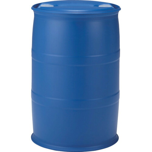 【別途貨物輸送あり】三甲（サンコー） プラスチックドラムクローズタイプ ８５２１２３ ＰＤＣ２００Ｌ－３青碧 【品番：PDC200L-3】
