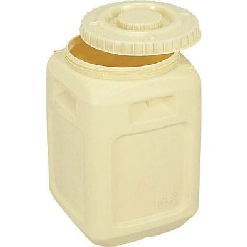 【別途送料あり】三甲（サンコー）　プラスチック製ジェリカン　８０４６０５　ＰＪＯー３０Ｌ（本体）　クリーム　【4個】　【品番：PJO-30L】