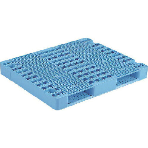 【別途送料あり】三甲（サンコー）　プラスチックパレット　８１２０５８　Ｒ２－１０１２　青　【品番：R2-1012】