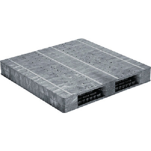 【別途送料あり】三甲（サンコー）　プラスチックパレット　８１２１５５　Ｒ２&minus;１１１１Ｆ&minus;２　グレー　【品番：R2-1111F2】｜住設プロ　店