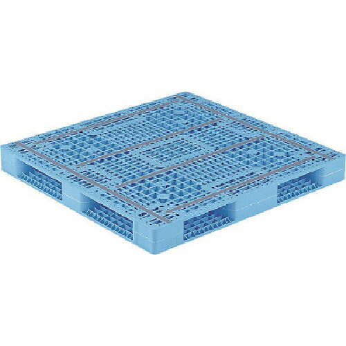【別途送料あり】三甲（サンコー）　プラスチックパレット　８１３０５４　Ｒ４－１１２１１６　青　【品番：R4-112116】