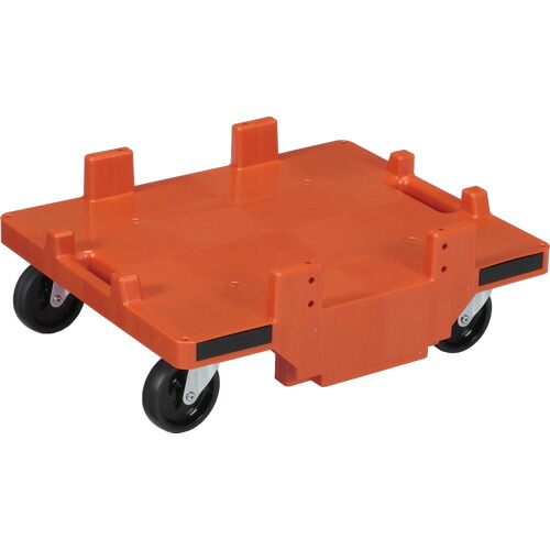 【別途送料あり】三甲（サンコー）　折りたたみコンテナー用台車　８０２４２３　サンキャリー５０４１オレンジ　【品番：SK-802423-01-OR】
