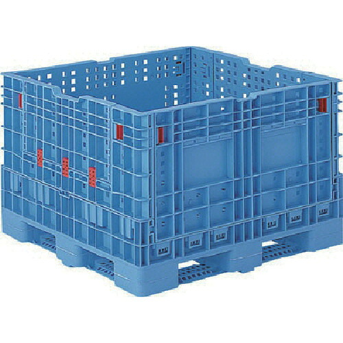 【別途貨物輸送あり】三甲（サンコー） 大型部分品用通勤箱 ８０５８８０ コンパレッターＦ＃７００ ともし火青碧 【品番：SK805880】