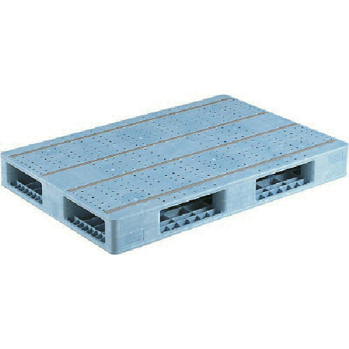 【別途送料あり】三甲（サンコー）　プラスチックパレット　８０８８５６　Ｒ４－８１２Ｆ青　【品番：SK808856-01】