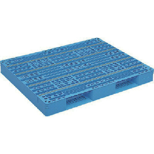 【別途送料あり】三甲（サンコー）　プラスチックパレット　８１５４１４　Ｄ２－１１１４青　【品番：SK815414】