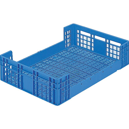【別途貨物輸送あり】三甲（サンコー） 明けっ広げつら構え入れもの １１２０００ サンテナーＤ＃１２０青色 【品番：SK-D120-BL】