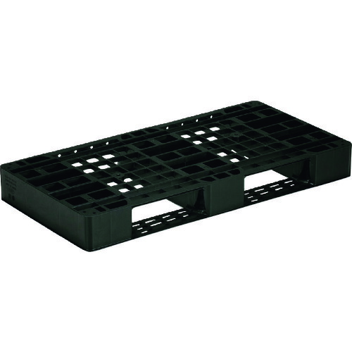 【別途貨物輸送あり】三甲（サンコー） リサイクルプラスチックパレット ８１２９０４ Ｄ２－０５５１１０ 【品番：SK-D2-055110-BK】