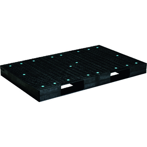 【別途送料あり】三甲(サンコー) リサイクルプラスチックパレット 820053 D2−115180F 【品番:SK-D2-115180FBK】|住設プロ 店