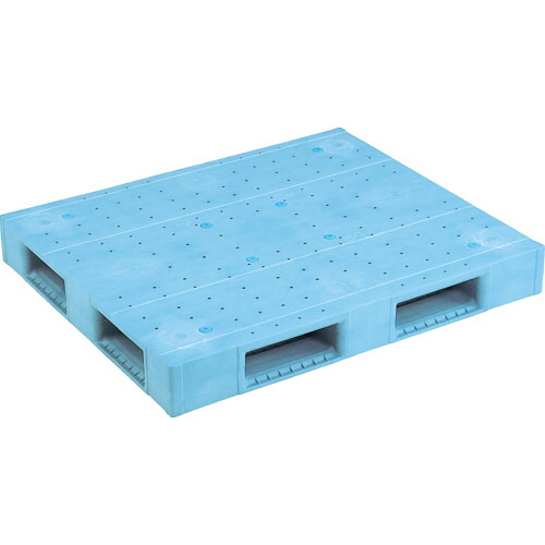 【別途送料あり】三甲(サンコー) プラスチックパレット 812019 D4-1012F青 【品番:SK-D4-1012F-BL】
