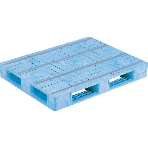 【別途送料あり】三甲（サンコー）　プラスチックパレット　８１０８０２　Ｄ４－９１２Ｆ青　【品番：SK-D4-912F-BL】