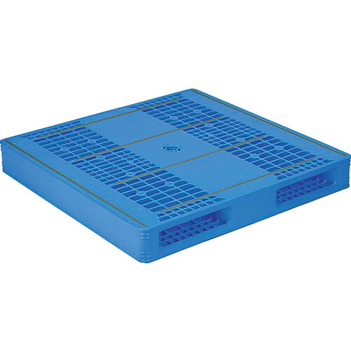【別途送料あり】三甲（サンコー）　プラスチックパレット　８４００７２　ＬＸ－１１１１Ｒ２－３青　【品番：SK-LX-1111R2-3-BL】