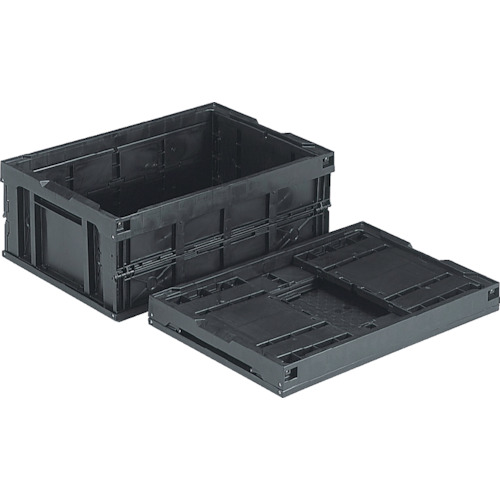 三甲（サンコー） 折りたたみ入れもの ５５０９５０ オリコン５５Ｂ（ＢＫ）（導電）黒 【品番：SKO-55B-EL-BK】