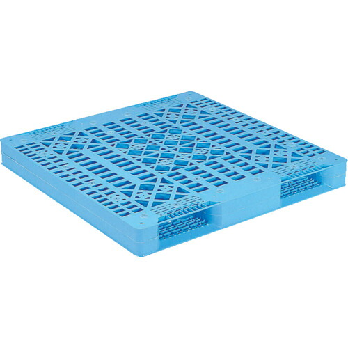 【別途送料あり】三甲（サンコー）　プラスチックパレット　８１６９０１　Ｒ２－１３１３青　【品番：SK-R2-1313-BL】
