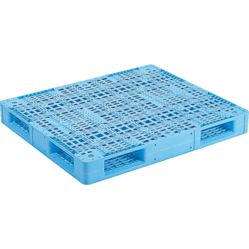 【別途送料あり】三甲(サンコー) プラスチックパレット 812006 R4-1012青 【品番:SK-R4-1012-BL】