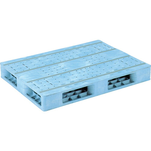 【別途送料あり】三甲（サンコー）　プラスチックパレット　８０８８５２　Ｒ４－８１１Ｆ青　【品番：SK-R4-811F-BL】 26,205円