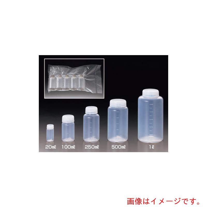 サンプラテック　クリーンパックサンプラＰＦＡ広口ボトル（中栓なし）１００ｍＬ（５本入り）　【品番：18125】｜住設プロ　店