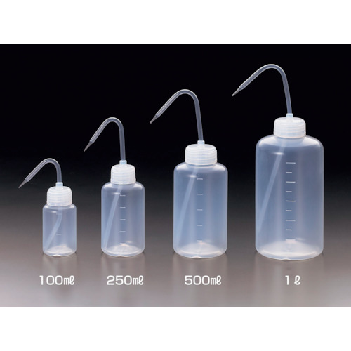 サンプラテック　クリーンパックサンプラＰＦＡ細口洗浄瓶５００ｍＬ（２本）　【品番：18139】