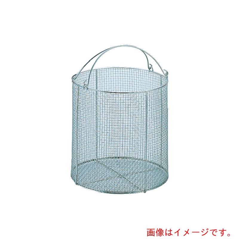 サンワ ステンレス丸型洗浄カゴ 大 【品番：SM-30】