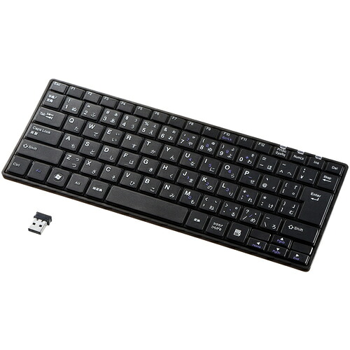 サンワサプライ（SANWA SUPPLY） ワイヤレススリムキーボード 【品番：SKB-WL23BKN】