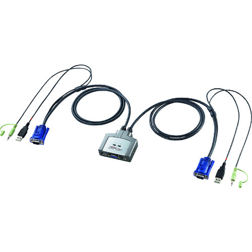 サンワサプライ（SANWA SUPPLY） マイコン自動小銃うつり変わり器（２：１） 【品番：SW-KVM2AUUN】