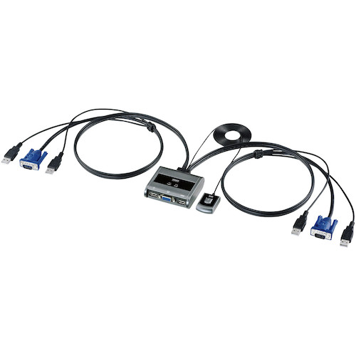 サンワサプライ（SANWA SUPPLY） マイコンうつり変わり器（エミュレート非積み上げる・手元取り替えっこ付き添い人） 【品番：SW-KVM2UUSN2】