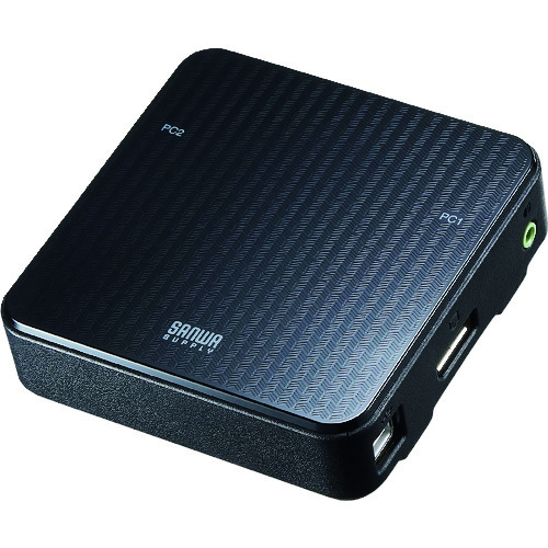 サンワサプライ（SANWA SUPPLY） ＤｉｓｐｌａｙＰｏｒｔ相応う手元取り替えっこ付き添い人マイコン自動小銃うつり変わり器（２：１） 【品番：SW-KVM2WDPU】