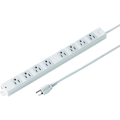 サンワサプライ（SANWA SUPPLY） 工事物品雷かばい立て水道栓 並大抵差し込み ８個口 有線テレビ長３ｍ 【品番：TAP-K8NSP-3】