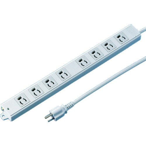 サンワサプライ（SANWA SUPPLY） 工事物品水道栓 抜け打ち切り差し込み ８個口 有線テレビ長３ｍ 【品番：TAP-KE8-3】
