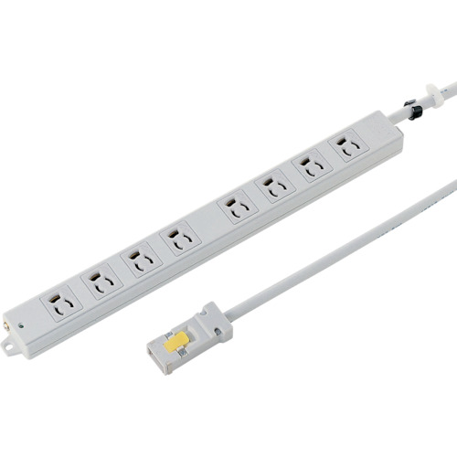 サンワサプライ（SANWA SUPPLY） 工事物品水道栓 抜け打ち切り差し込み薄墨色 吊りひも長さ３ｍ 【品番：TAP-KH8-3】