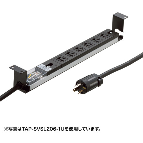 サンワサプライ（SANWA SUPPLY）　サーバーラック用コンセントバー１Ｕ　【品番：TAP-SVSL156-1U】