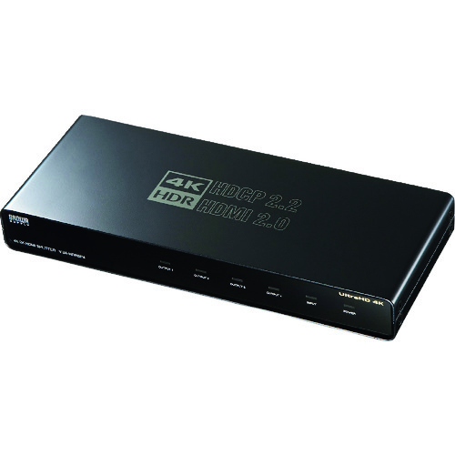 サンワサプライ（SANWA SUPPLY） ４Ｋ／６０Ｈｚ・ＨＤＲ相応うＨＤＭＩ分かちあう器（４分かちあう） 【品番：VGA-HDRSP4】