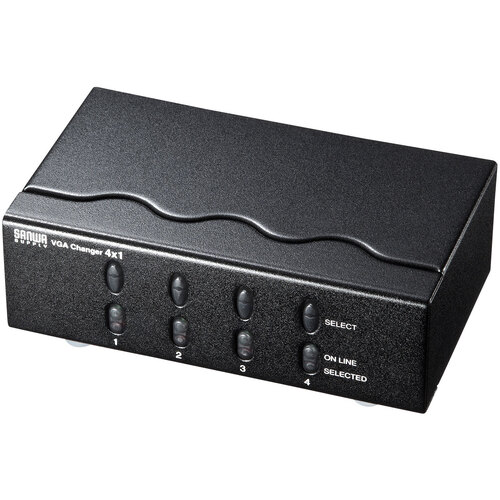サンワサプライ(SANWA SUPPLY) ディスプレイ切替器(ミニD-sub(HD)15pin用)・4回路 【品番:SW-EV4N2】